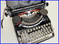 Rheinmetall KST Typewriter, original gray color from the 1950s