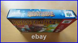 Robotron N64 Box and Cart Vintage Gaming Collectible