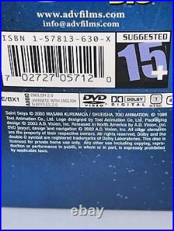 Saint Seiya Collection 1 and 2 box set (DVD) 2003, 2004 Production READ