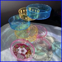 Sanrio Vintage Hello Kitty Acrylic Jewelry Box Storage Organizer 2001 Rare Y2K