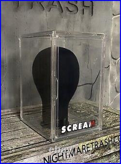 Scream 6 Ghostface Mask Acrylic Display Case W Stand Horror Movie Collectible