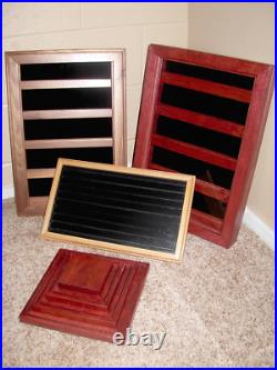 Shadow Box Coin Display Case Military Cherry wood challenge coins Shadow Box Coin Display Case Military Cherry wood challenge coins