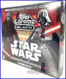 Star Wars Chrome Black Hobby 12-box Case (topps 2022)