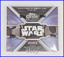 Star Wars Chrome Black Hobby 12-box Case (topps 2023)