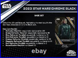 Star Wars Chrome Black Hobby 12-box Case (topps 2023)