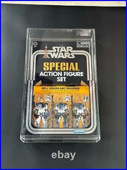 Star Wars Vintage Collection TVC 501st Arc Troopers Exclusive with Acrylic Case