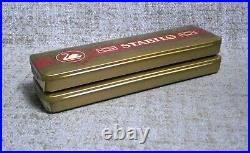 Swan-STABILO LotX2 Tin Pencil Cases Each X 12 Pencils New + Display Box Germany Swan-STABILO LotX2 Tin Pencil Cases Each X 12 Pencils New + Display Box Germany