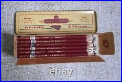 Swan-STABILO LotX2 Tin Pencil Cases Each X 12 Pencils New + Display Box Germany Swan-STABILO LotX2 Tin Pencil Cases Each X 12 Pencils New + Display Box Germany