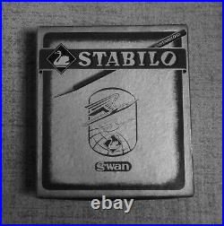 Swan-STABILO LotX2 Tin Pencil Cases Each X 12 Pencils New + Display Box Germany Swan-STABILO LotX2 Tin Pencil Cases Each X 12 Pencils New + Display Box Germany