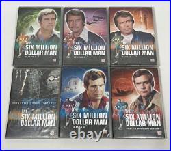 The Six Million Dollar Man Complete Collection Box Set 40 DVDs 6 Cases 4 Sealed