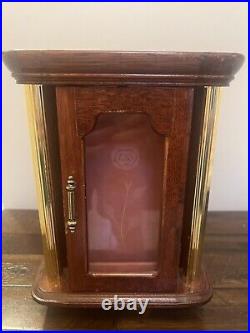 Unique 1987 Rotating VTG Commodore Collection Wooden Jewelry Box Rosalco Mirror