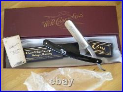 VERY RARE W. R. Case BLACK Straight Razor NEVER USED IN Factory Coffin BOX VERY RARE W. R. Case BLACK Straight Razor NEVER USED IN Factory Coffin BOX