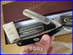 VERY RARE W. R. Case BLACK Straight Razor NEVER USED IN Factory Coffin BOX VERY RARE W. R. Case BLACK Straight Razor NEVER USED IN Factory Coffin BOX
