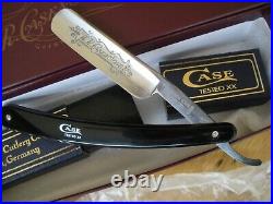 VERY RARE W. R. Case BLACK Straight Razor NEVER USED IN Factory Coffin BOX VERY RARE W. R. Case BLACK Straight Razor NEVER USED IN Factory Coffin BOX