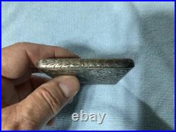VTG 800 Silver Cigarette Case Etched Floral Engraving 3.13 OUNCES EXCELLENT COND VTG 800 Silver Cigarette Case Etched Floral Engraving 3.13 OUNCES EXCELLENT COND