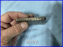 VTG 800 Silver Cigarette Case Etched Floral Engraving 3.13 OUNCES EXCELLENT COND VTG 800 Silver Cigarette Case Etched Floral Engraving 3.13 OUNCES EXCELLENT COND