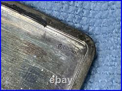 VTG 800 Silver Cigarette Case Etched Floral Engraving 3.13 OUNCES EXCELLENT COND VTG 800 Silver Cigarette Case Etched Floral Engraving 3.13 OUNCES EXCELLENT COND