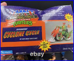 VTG Super Mutant Cyclone Cycle Battle Bike MIB & Ninja Turtles Lot, Case & Extra