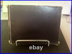 Very Rare Vintage Colibri Gold Tone Cigarette Case with Original Box