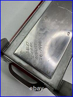 Vinatge Rare Szwarc, Stanley Industrial Steel Jewelry Box, Signed Read Vinatge Rare Szwarc, Stanley Industrial Steel Jewelry Box, Signed Read