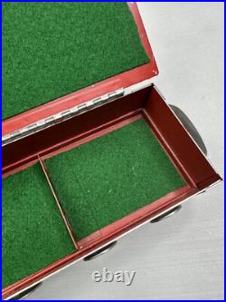 Vinatge Rare Szwarc, Stanley Industrial Steel Jewelry Box, Signed Read Vinatge Rare Szwarc, Stanley Industrial Steel Jewelry Box, Signed Read