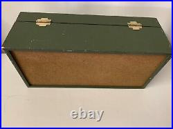 Vintage Authentic1960s GI Joe Wooden Box Green In Good Condition Collectible