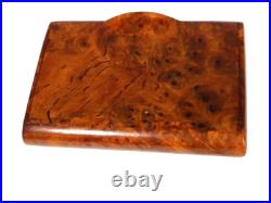 Vintage Birdseye Maple Wood Cigarette or Business card Box Case