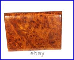 Vintage Birdseye Maple Wood Cigarette or Business card Box Case