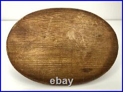 Vintage Brown Derby Hollywood Carved Wood Hat Matchbook/Cigarette/Trinket Box