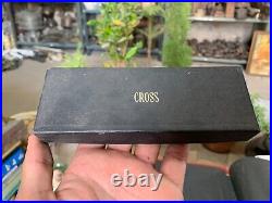 Vintage Cross Since 1846 Classic Black Ball Pen Case Box Empty Collectible Box