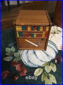 Vintage Mechanical Cigarette Dispenser With Music Box