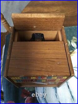 Vintage Mechanical Cigarette Dispenser With Music Box