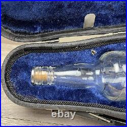 Vintage Mini Violin Case Wine Bottle Holder Tilso Japan Music Box