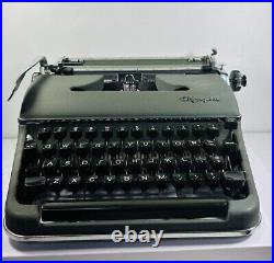 Vintage Olympia SM3 Deluxe Portable Typewriter 1950s Classic Fully Functional