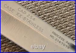 Vintage Set Of Case XX Of 8 Cap 254 Knives Process Pat # 2147079