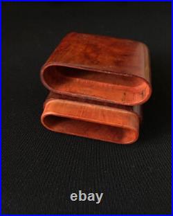 Vintage Unique Wooden Box Cigarette Case Rare USSR Beautiful Collectibles 13.5 c