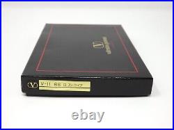 Vintage VALENTINO GARAVANI Logo Metal Cigarette Holder Case Gold WithBox Auth Rare