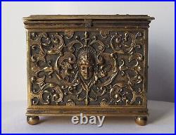 WMF Brass Renaissance Cherub jewelry box