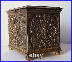 WMF Brass Renaissance Cherub jewelry box