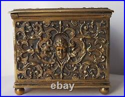 WMF Brass Renaissance Cherub jewelry box