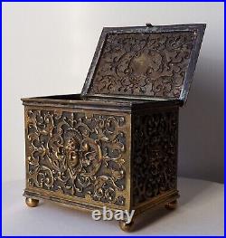 WMF Brass Renaissance Cherub jewelry box