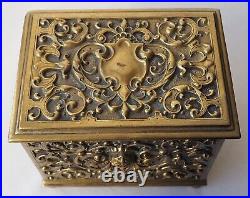 WMF Brass Renaissance Cherub jewelry box