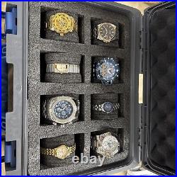 Watch Collection Of 8 In Dive Case