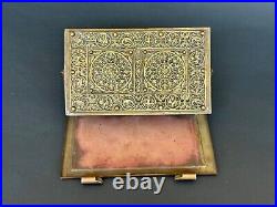 Weimar Germany ANTIQUE Bronze Case Notebook Paper Box