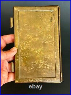 Weimar Germany ANTIQUE Bronze Case Notebook Paper Box