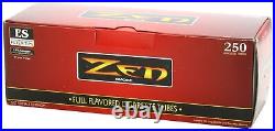 Zen King Size Full Flavor Cigarette Tubes 250pc Full Case 40 Boxes